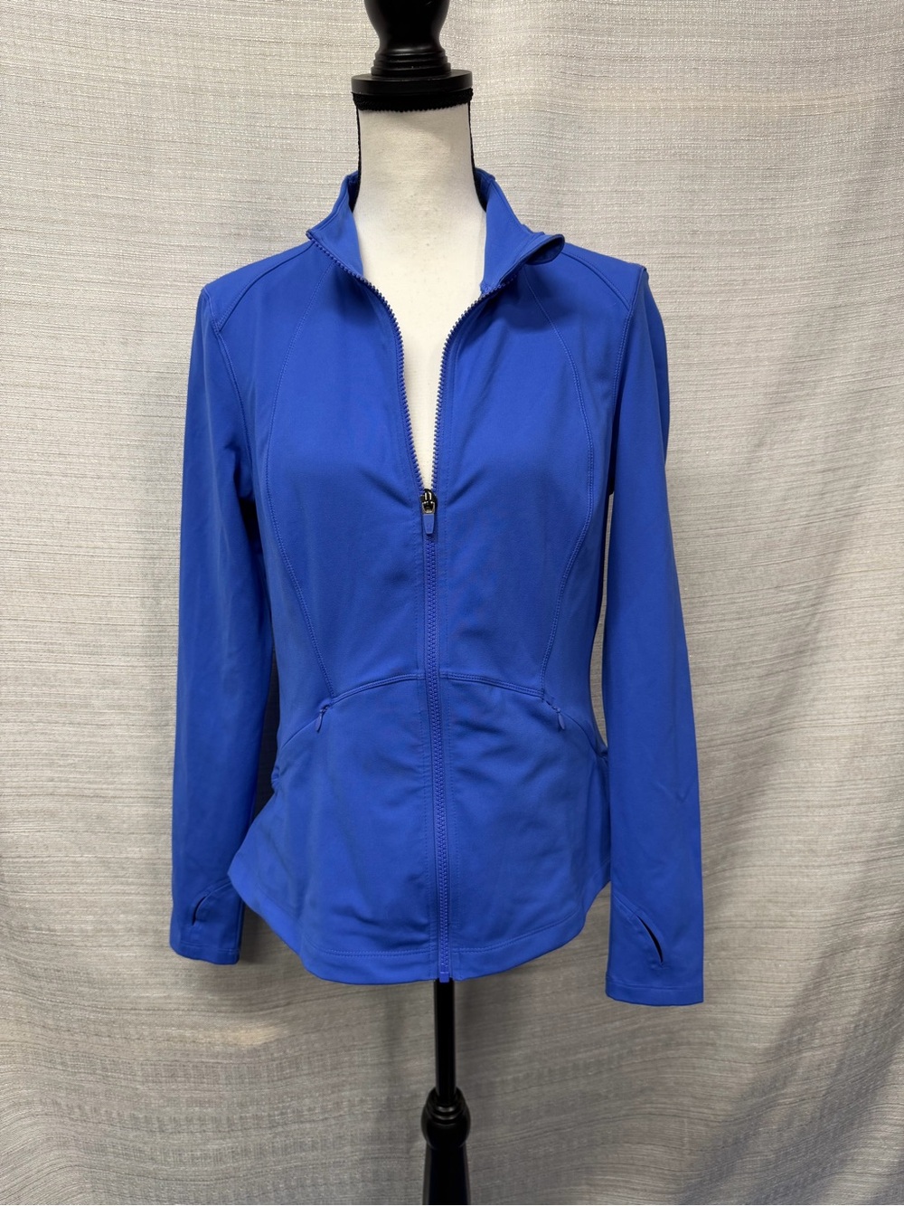 Spyder Women's Electric Blue Full-Zip Utility Jacket - Picture 2 of 6
